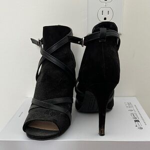 Christian Siriano Black Heeled Boots